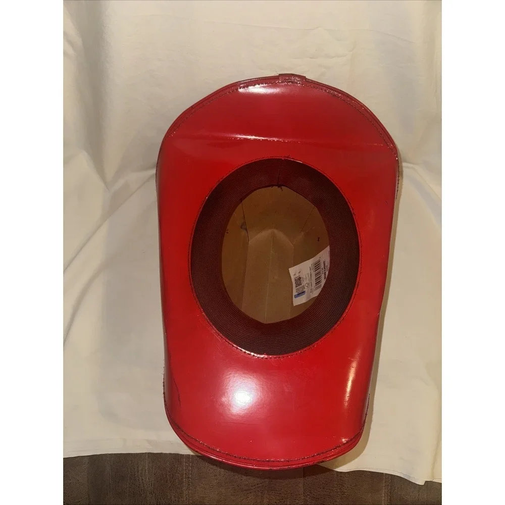Bud‎ Light Cowboy Hat Beer Box Cardboard Spray Paint Red And Blue
